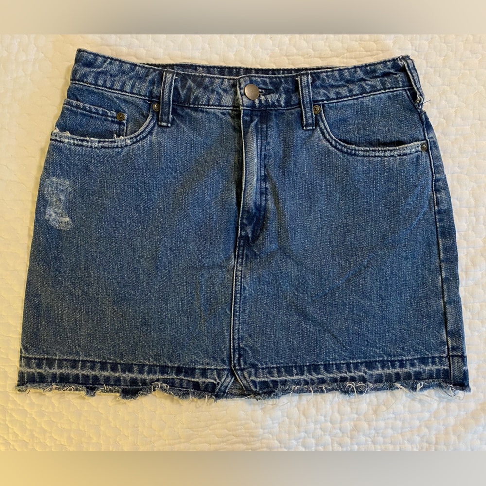 Free People Denim Mini Skirt